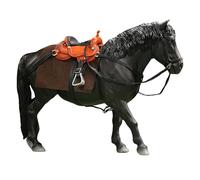 Storage Bag Life Like 1/12 - Figura de caballo para enseñanza y exhibición, casa de muñecas, figura de acción, modelo animal