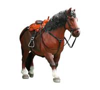 Storage Bag Life Like 1/12 - Figura de caballo para enseñanza y exhibición, casa de muñecas, figura de acción, modelo animal