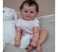 Storage Bag Simulación de 50 cm para niñas, realista, con brazo y pierna en movimiento, para bebé, niño, apaciguar, acompaña a la muñeca del sueño, renace, peso realista, niña para niñas, tamaño real
