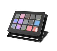 Storage Bag Teclado LCD controlador de transmisión con pantalla de iconos dinámicos de 15 teclas con cable USB C largo para flujos de trabajo de creación de contenido