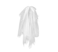 Storage Bag Velo de novia con lazo para boda, fiesta de despedida de soltera, cinta de tul para boda, velo de princesa para cubrir la cabeza, velos de tul, Blanco Hsj7182, Talla única