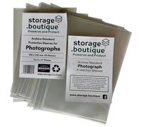 storage.boutique Fundas de protección para fotografía, estándar de archivo, sin ácidos, 155 x 105 mm, 50