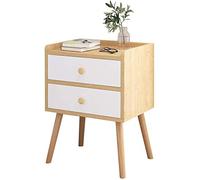 Storage Box Household Bedroom Double Pumping Assembly Corridor Bathroom Living Room Locker 37X30X56cm Storage Box (Color : Blue) (Wood Color)