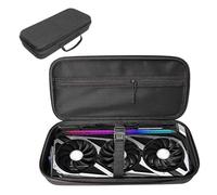 Storage Case, Portable Graphics Card Bag, Waterproof Wear Resistant Pouch with 11x8 Inches Capacity, Large Protector Cases for Computer Cards, Game Cards, Home, Studio, Travel, Black