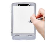 Storage Clipboard - 14.76in Writable Board With Double Compartments | 14.76in PE And PP Storage Clipboard With Paper Clip, Pen Holder And Double Compartments For Forms And Stationery At School,