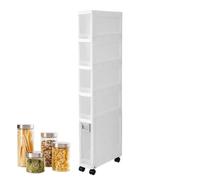 Storage Gabinete - 5,51 pulgadas Slim Drawer Organizer | Tall Narrow Dresser Unit - Space Saving Storage With Multiple Drawers For Kitchen Bathroom Bedroom Office And Entryway Living Room Toilet