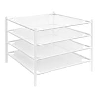 STORAGE MANIAC Estante de Secado de suéteres, Estante de Malla para secar Ropa, Estante de Secado de Ropa apilable, Secadora Plana para Prendas delicadas, Estante seco portátil para Interiores o