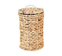 Storage Waste Bin - Pumpkin Grass Basket, 31.5cm Decorative Organizer, Handmade Trash Container, Lightweight Indoor Holder With Natural Texture Design | Elegant Waste Basket Organizer For Apartment Be