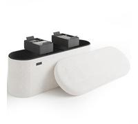StorageBud Banco otomano de almacenamiento, banco de almacenamiento de 43 pulgadas para extremo de la cama, reposapiés otomano grande plegable, banco de entrada con almacenamiento, baúl de