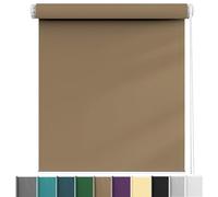 Store Enrouleur Jour Nuit 115x90 cm Rideau Ocultant Taupe Protection de Vie Privée Chaîne Réglable pour Chambre et Bureau Améliorez votre Confort et Intimité