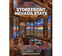 StoreFront Nevada State 2025: 18 Months of Nevada's Wonders July 2024 to December 2025 Organize with a Large-Sized Highlighting the Rich Heritage and Natural Beauty of Nevada Ideal Gifts