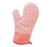 Storehouse A Pair Premium Kitchen Oven Mitt/Glove Cooking Gloves Oven Gloves2PcsPink Grid