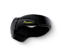 Storelli ExoShield Head Guard, protección para la Cabeza de Grado Militar, Cinta para la Cabeza con Acolchado de Espuma, Casco Oficial de US Club Soccer, Negro, Size 2