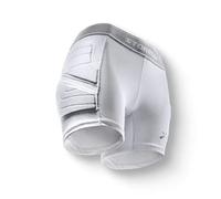 Storelli Pantalón Protector Acolchado 1.0 para Mujer BodyShield Pantalón Corto Protector Acolchado de fútbol | Protección Mejorada para Parte Inferior del Cuerpo | Blanco | S