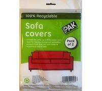 StorePAK 2 Fundas de sofá para mudanza, Almacenamiento o Transporte, para Protector de sofá de hasta 3 plazas, Bolsa de Almacenamiento Resistente para Muebles, Fuerte, Reutilizable, Impermeable,