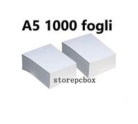 storepcbox - Opiniones Papel fotocopias, tamaño A5, Ideal para Receta dematerializzata, 75 Gramos, 1000 Hojas