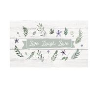 STORESDECO Alfombra de Vinilo Acolchada Mosaico, Alfombra Vinílica para Cocina, Habitación, Salón, Dormitorio, Alfombra Antideslizante y Lavable, Live, 45cm x 75cm x 3,5mm