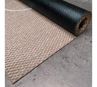 STORESDECO Alfombra vinílica de Tejido Trenzado Premium de Alta Gama. Lavable Antideslizante y extraplana. Materiales de máxima Calidad Resistentes Topos Blancos 200x290 cm