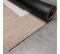 STORESDECO Alfombra vinílica de Tejido Trenzado Premium de Alta Gama. Lavable Antideslizante y extraplana. Materiales de máxima Calidad Resistentes Rectángulo Blanco 60x200 cm