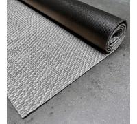 STORESDECO Alfombra vinílica de Tejido Trenzado Premium de Alta Gama. Lavable Antideslizante y extraplana. Materiales de máxima Calidad Resistentes Color Gris 160x230 cm