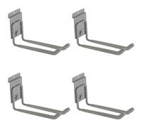 StoreWALL Gancho doble universal resistente para listones con CamLok (paquete de 4)