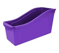 Storex Papelera grande para libros, 14.3 x 5.3 x 7 pulgadas, morado, caja de 6 (71103U06C)