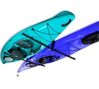 StoreYourBoard 2 estantes de techo para kayak, puerto de alta capacidad, 2 soportes de almacenamiento para montaje en techo, ajustable, brazos extra grandes de 30 pulgadas