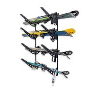 StoreYourBoard Estante de almacenamiento ajustable para esquí, organizador de montaje en pared