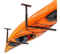 StoreYourBoard Estante de techo individual para kayak, soporte de almacenamiento ajustable, sistema de garaje superior