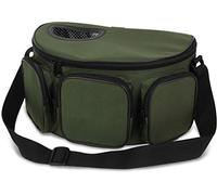 Storfisk fishing & more Cesta para pesca con mosca para el almacenamiento temporal de peces pescados con apertura superior, incluye correa de transporte, verde oliva