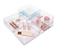 STORi Organizadores de cajones de plástico transparente