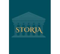 STORIA: Edizione Piuma d'Oro - Quaderno a righe di alta qualità colore Verde Scuro dedicato agli appunti di storia - Formato A4