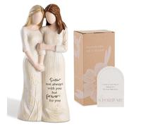 Storieme Regalos para Mejores Amigas y Mujeres, Regalos de cumpleaños de Hermanas, Amistad, Mejores Amigas, Figuras de Resina para Hermanas