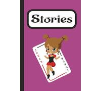 Stories - Harlequin Girl (Purple): Journal | Diary | Notebook | Logbook | Composition Book | 6x9 Inches | 100 Pages