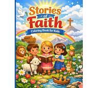Stories of Faith Coloring Book for Kids: Wholesome Christian Coloring Pages for Kids Ages 6-10