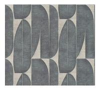 Stories of Life Papel pintado de vellón Betón (Beige-Negro, Floral, 10,05 x 0,53 m)