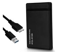 Storite Disco Duro Externo portátil 500 GB para Juegos, USB 3.0, Almacenamiento y Respaldo para Juegos de Android, PS4, PS3 y PC (Negro)