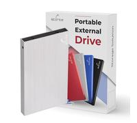 Storite Disco Duro Externo portátil de 2,5 Pulgadas USB 2.0 con expansión de Memoria de 120 GB Almacenamiento de Copia de Seguridad HDD, Disco Duro Compatible con Mac/portátil/Escritorio (Plateado)