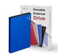 Storite Disco Duro Externo portátil de 2,5 Pulgadas USB 2.0 con expansión de Memoria de 200 GB Almacenamiento de Copia de Seguridad HDD, Disco Duro Compatible con Mac/portátil/Escritorio (Azul)