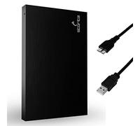 Storite Disco Duro Externo portátil de 250 GB con Unidad de Almacenamiento de Respaldo Externo USB 3.0 Adecuado para PC, Mac, Windows, Juegos, computadora portátil y de Escritorio (Negro)
