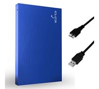 Storite Disco Duro Externo portátil de 250 GB con Unidad de Almacenamiento de Respaldo Externo USB 3.0 Adecuado para PC, Mac, Windows, Juegos, computadora portátil y de Escritorio (Azul)
