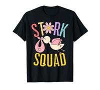 Stork Squad - Camiseta de enfermera de trabajo y parto L&D Mother Baby Nurse Camiseta