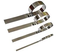 STORKY Ancho 5 mm 301 tira de acero inoxidable espesor 0.05~1 mm tira de lámina de acero inoxidable de alta elasticidad especificaciones personalizables (color: 0.8x5x5000mm)