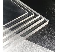 STORKY Grosor de la hoja acrílica: 8 mm - 18 mm, tablero acrílico transparente 100 x 200 200 x 200 300 x 300 400 x 400 mm plástico metacrilato de vidrio orgánico (color: 200 x 200 mm, tamaño: 8 mm -