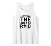 Storm Area 51 Yo Tengo el área 51 Raid I Survived Camiseta sin Mangas
