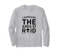 Storm Area 51 Yo Tengo el área 51 Raid I Survived Manga Larga