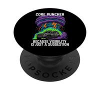 Storm Chaser Core Puncher Extreme Weather PopSockets PopGrip Adhesivo