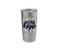 Storm Chaser Severe Weather Chasing The Eye Vaso térmico de acero inoxidable de doble pared