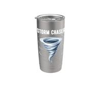 Storm Chaser Tornado Twisters Fenómenos meteorológicos Meteorología Vaso térmico de acero inoxidable de doble pared