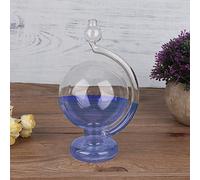 Storm Glass Forecaster que predice el pronóstico del tiempo, adorno para el hogar, botella de vidrio de tormenta en forma de globo, innovadora botella de vidrio de pronóstico del